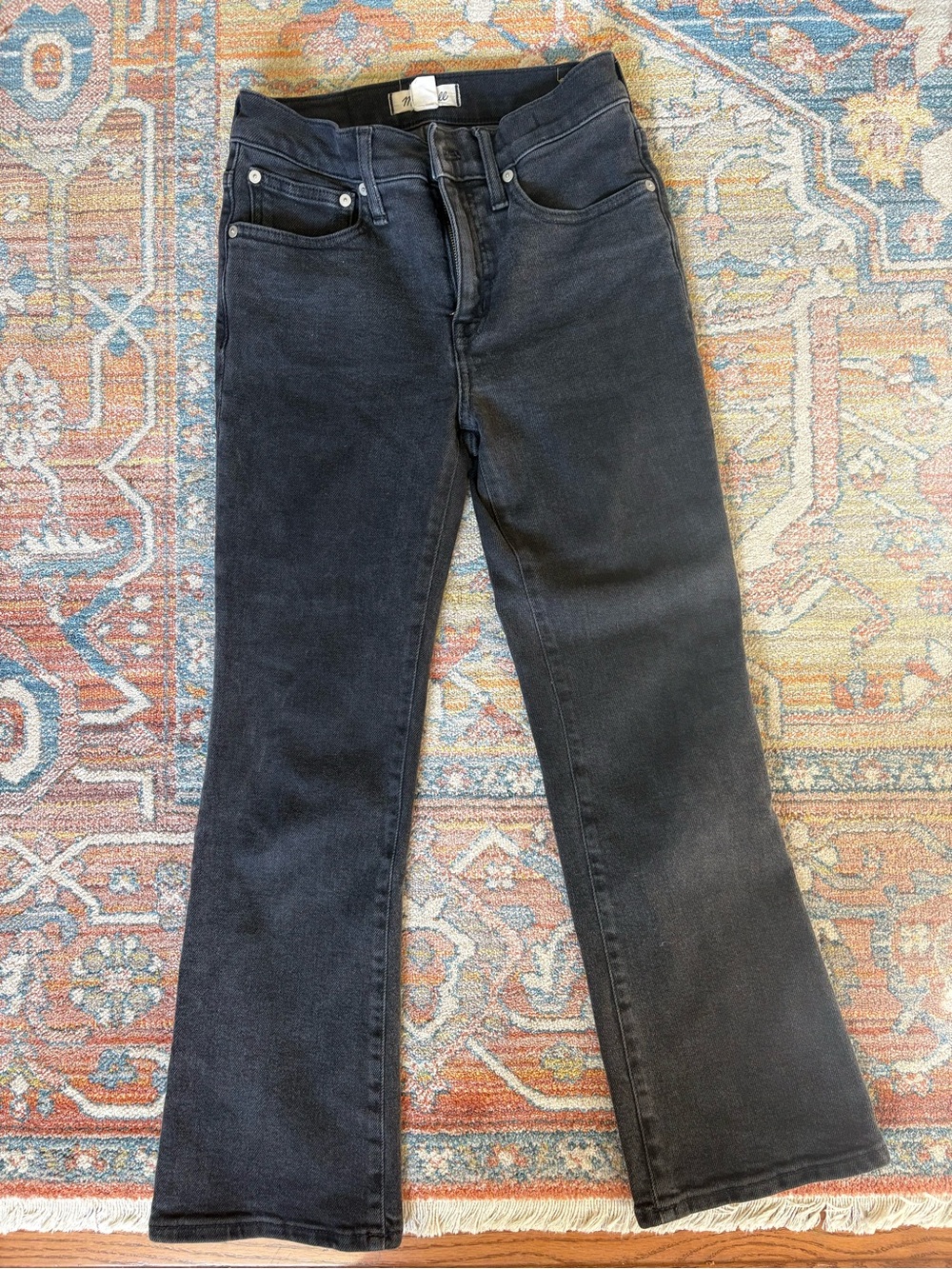 Madewell Black Flare Jeans